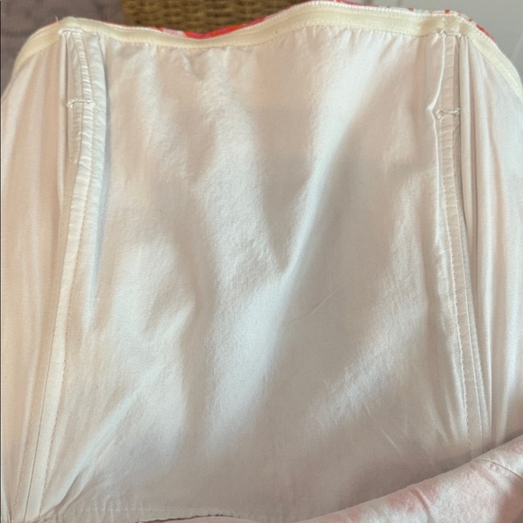 Lilly Pulitzer Franco Strapless Tango Orange pink white lined zipper mini dress - Picture 11 of 16